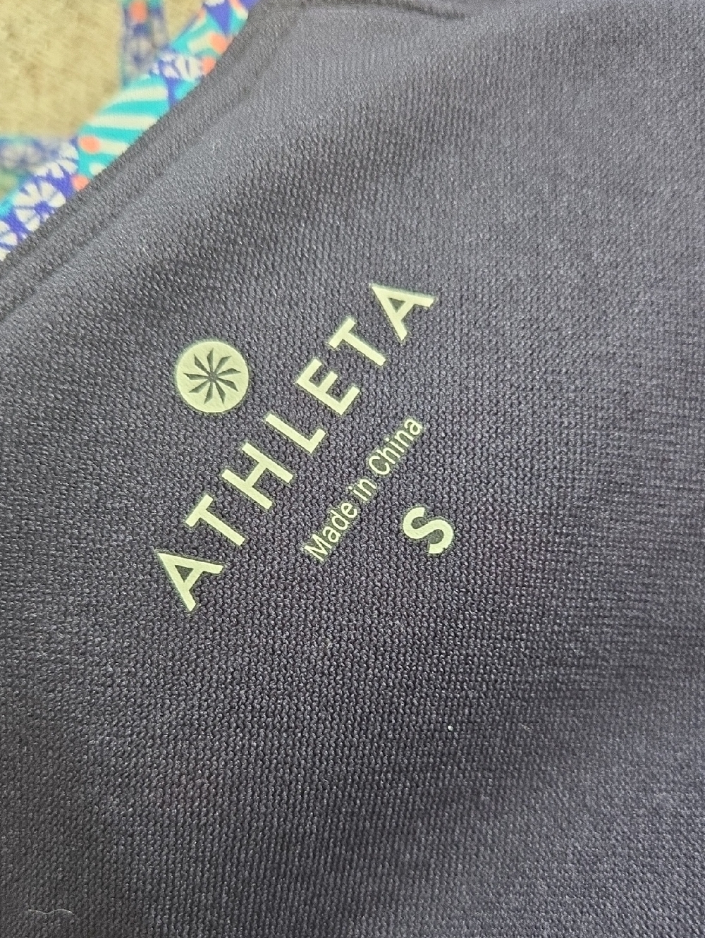 Athleta Turquoise Patterned Two-Piece Bikini - Picture 11 of 14
